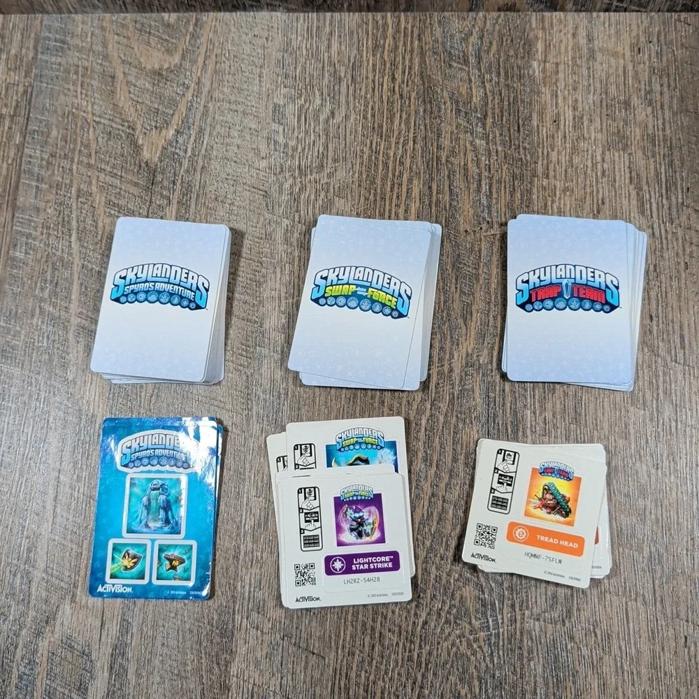 Activision Skylanders Trading Card Swap Force, Spyro' Adventures & Trap Team Lot